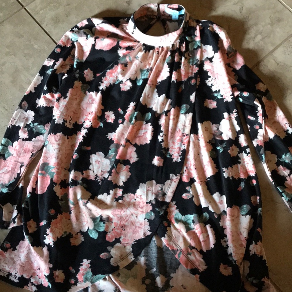 Tunic flower print